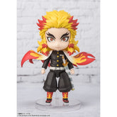 Figura tamashii nations demon slayer kimetsu no yaiba kyojuro rengoku flame breathing mugen train figuarts mini